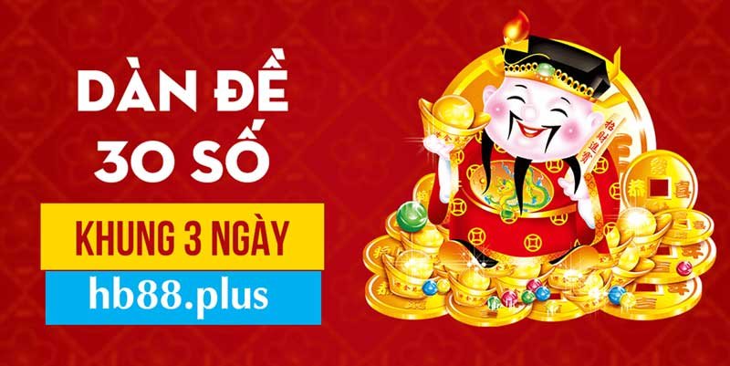 Dàn đề 30 số nuôi khung 3 ngày